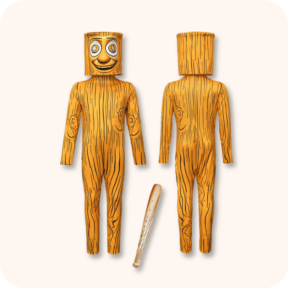 Tung Sahur Costume A Tung Sahur Costume A